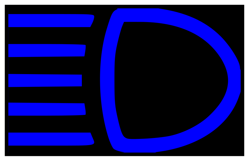 high beams symbol