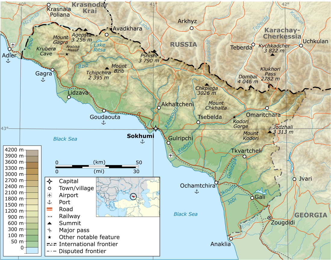 Abkhazia–Georgia border