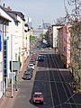 Ffm Bockenheim, Sichtachse Westbahnhof Adalbertstraße