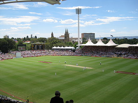 Adelaide Oval during an Ashes match with England