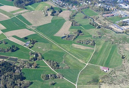 Aerial image of the Im Unteren Stadtteich gliding site