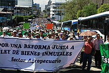 Costa Rican agricultural unions demonstration, January 2011 Agricultores, manifestacion San Jose Costa Rica, enero 2011.jpg