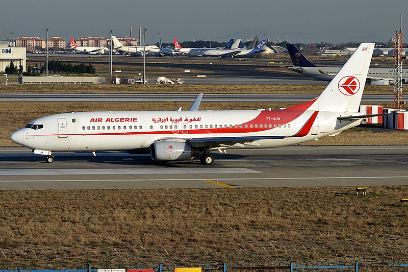 File:Air Algerie, 7T-VJN, Boeing 737-8D6 (33760017748).jpg