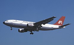 מטוס האיירבוס A300 של אינדיאן איירליינס כמה ימים לפני חטיפתו