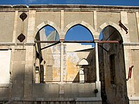 הקומה השנייה של בית אל-פאשה שהייתה קומת המגורים. צולם מגג החמאם.