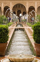 Alhambra Generalife fountains