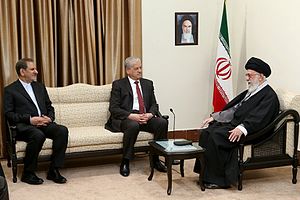 Ali Khamenei receives Abdelmalek Sellal in his house.jpg