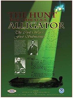 USS Alligator poster