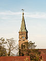 Deutsch: Turm der Evangelischen Kirche in Altenstein in Unterfranken English: Tower of the Evangelical Church in Altenstein in Lower Franconia