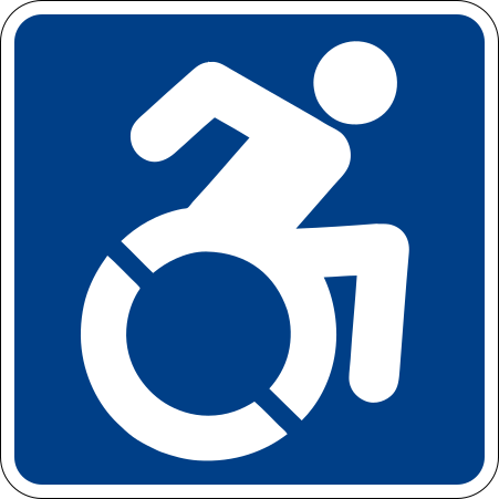 File:Alternative Handicapped Accessible sign.svg