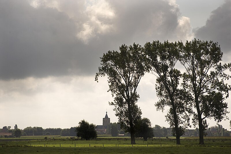 File:Alveringem gezien vanuit Oeren.jpg