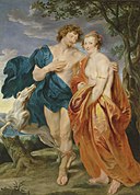 Anthony van Dyck - Double portrait of George Villiers, Marquess and his wife Katherine Manners, as Venus and Adonis.jpeg