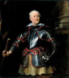Antoine van Dyck, Portrait d'un gentilhomme vêtu d'une armure (1616-1627)
