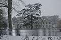 Appuldurcombe House, near Wroxall, Isle of Wight, seen after heavy snowfall on the island in December 2010.