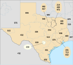 Area codes 210 and 726