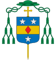 Armoiries de l'évêque Claude-Marie-Paul Tharin.