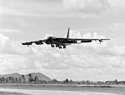 B-52D approaching U-Tapao 1972