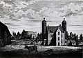 Eine Gravierung von Baconsthorpe Castle von J. Page (1781)