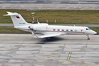 Bahrain Royal Flight, A9C-BRF, Gulfstream IV (39427618294).jpg