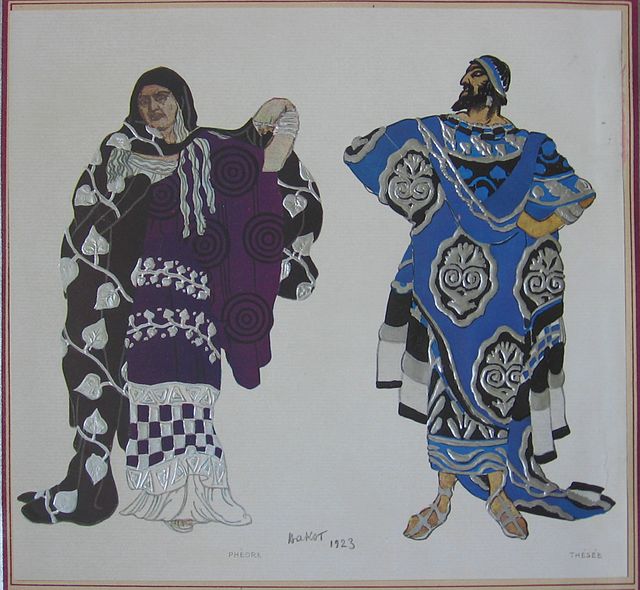 Phèdre and Thésée (1923), Léon Bakst