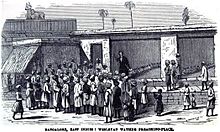 Wesleyan Wayside Canarese Chapel at the Bangalore Petah (1856) Bangalore, East Indies - Wesleyan Wayside Preaching-Place (Thomas Hodson, p.72, July 1857) - Copy.jpg