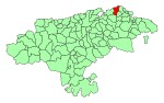 Bareyo (Cantabria) Mapa.svg