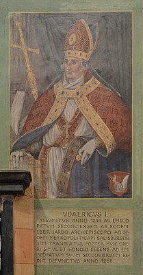 Basilika Seckau, Bischofskapelle, Halbfigurenportrait Bischof Ulrich I. (Seckau).jpg