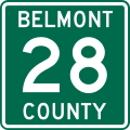 File:Belmont County Route 28 OH.svg