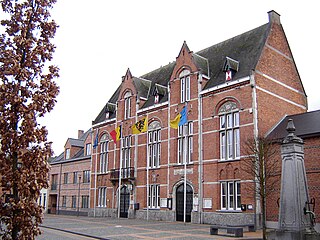 Belsele Town in Flemish Region