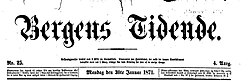 Utstedt 30. januar 1871