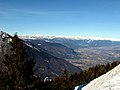 Between Cime Paganela and Fai della Paganella - View to fhe Val d'Adige - panoramio.jpg