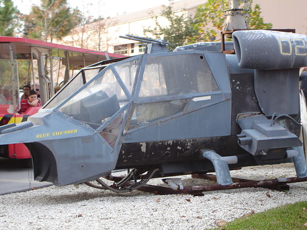 A mock-up of Blue Thunder, as part of the Studio Backlot Tour of Disney's Hollywood Studios, Florida