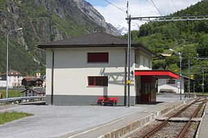 Bovernier railway station