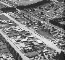 1950 aerial photo of Braddon Braddon 1950.png