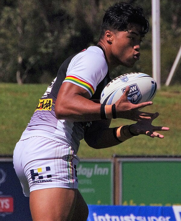 To'o playing for Penrith in 2018