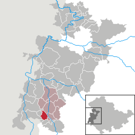 Kaart van Brunnhartshausen