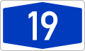 Bundesautobahn 19 number.svg