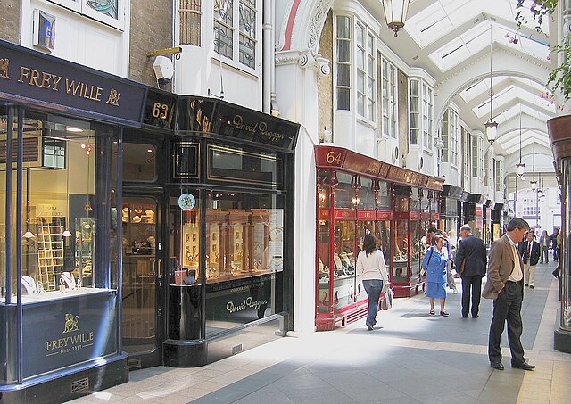 A Burlington Arcade em Mayfair