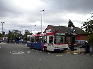 Bus in Bearwood bus station - geograph.org.uk - 3014030.jpg