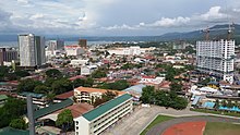 An aerial view of Cagayan de Oro as seen in August 2017