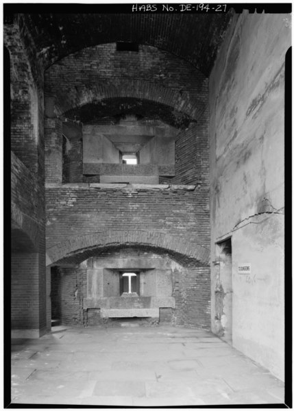 File:CASEMATES WITH SHUTTERS, GENERAL - Fort Delaware, Pea Patch Island, Delaware City, New Castle County, DE HABS DEL,2-PEPIS,1-27.tif