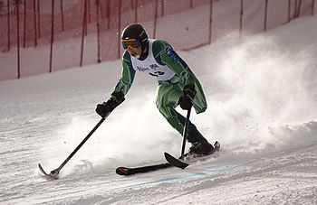 Australian Paralympian Cameron Rahles Rahbula competing in the super-G during at the 2012 IPC Nor-Am Cup Cameron Rahles Rahbula competing in the Super G during the second day of the 2012 IPC Nor Am Cup at Copper Mountain (1) (cropped).jpg
