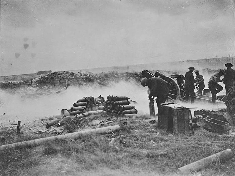 File:Canadian Corps heavy artillery in action (4687969401).jpg