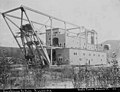 Canadian Klondike Mining Company's gold mining dredge No 3 at work, Yukon Territory, August 22, 1913 (AL+CA 2217).jpg