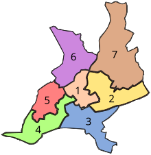 Carte des cantons de Nantes.