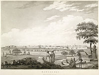 Muslim graves, around the Bangalore Fort (1974), from Alexander Allan's 'Views in the Mysore Country 1794'[22]
