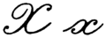 Caractère cyrillique d'écriture, Х х.png