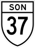 Щит на държавна магистрала 37