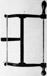 Fig. 80. — Bow or Frame Saw.
