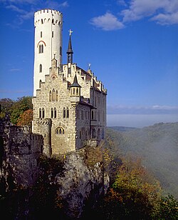 Lo castèu de Liechtenstein.